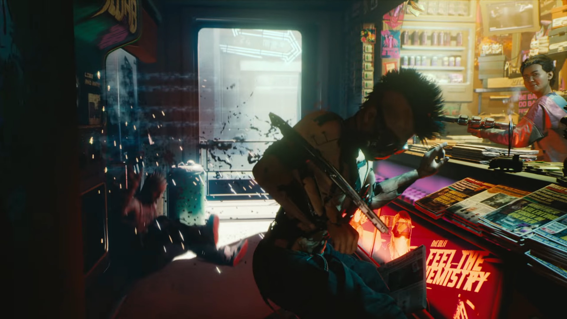 Bar do trailer de cyberpunk 2077 na E3 2018