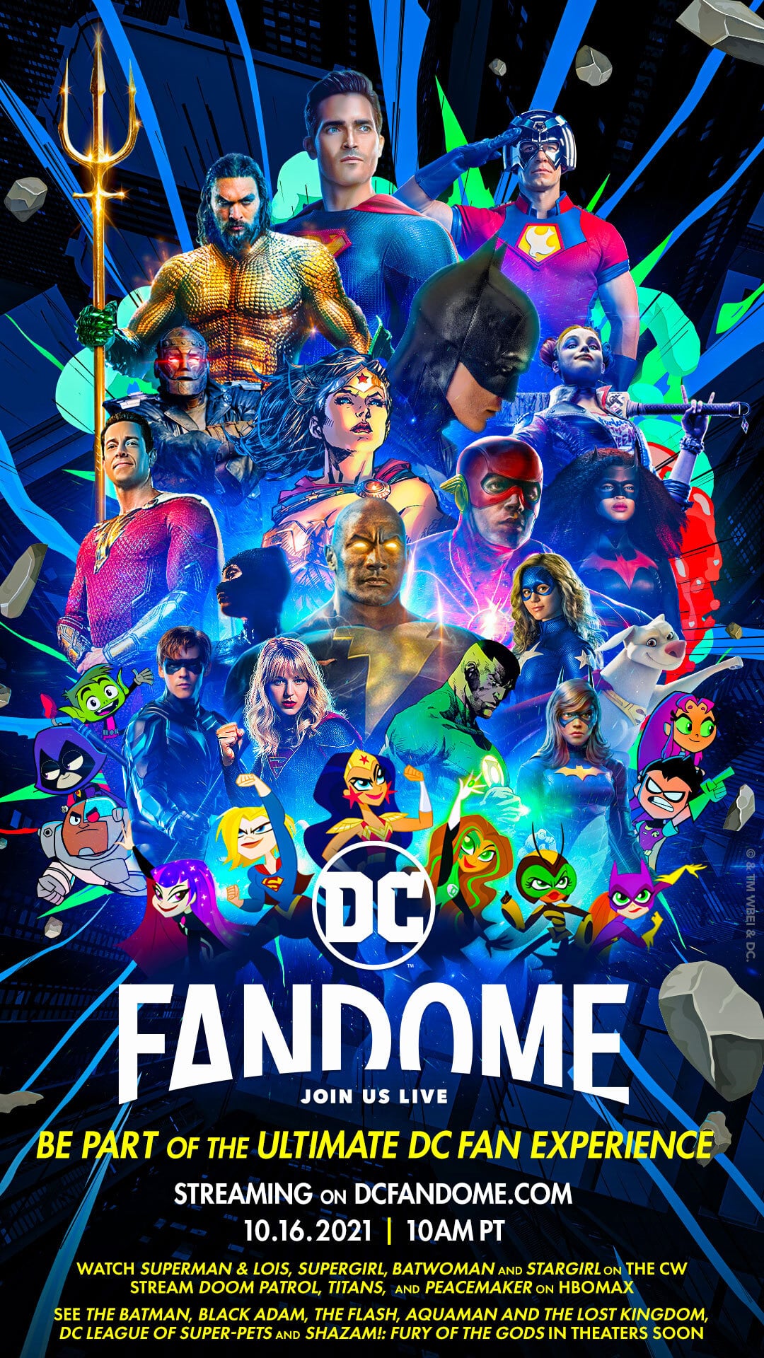 DC FanDome pôster oficial