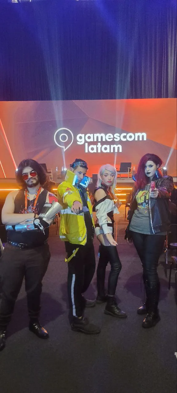 Gamescom Latam 2025 cosplay Cyberpunk