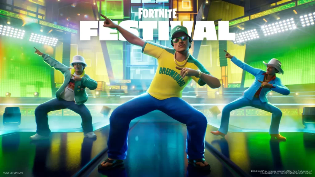 Bruno Mars Fortnite Festival