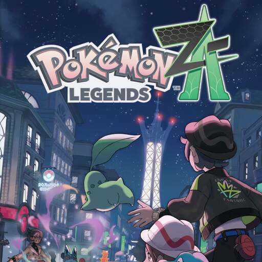 Capa oficial de Pokémon Legends: Z-A mostrando Lumiose City e personagens do novo jogo da Game Freak.