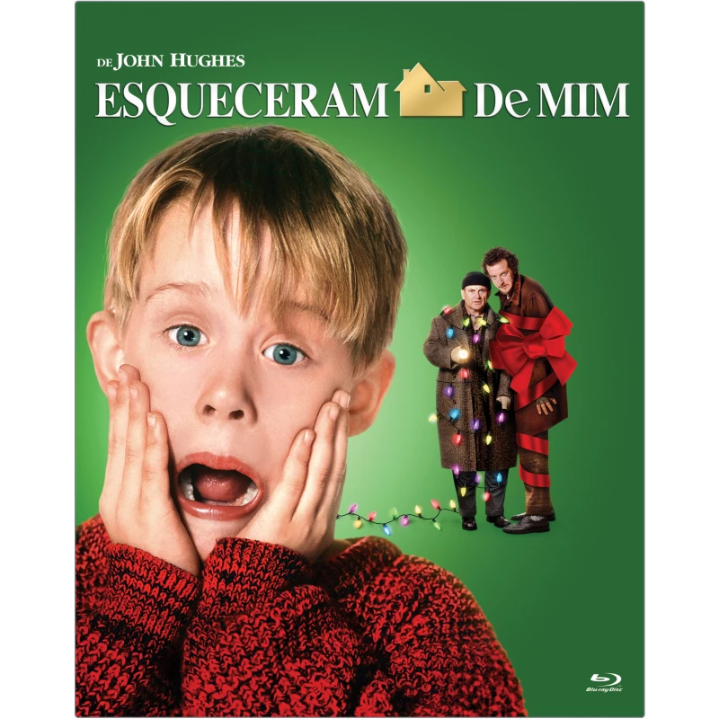 Cena de Esqueceram de Mim mostrando o clima natalino do filme.