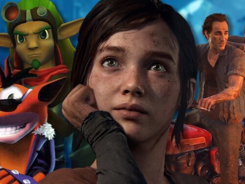 Logo ou imagem relacionada à Naughty Dog, ilustrando a discussão sobre crunch e excesso de trabalho na indústria dos games.