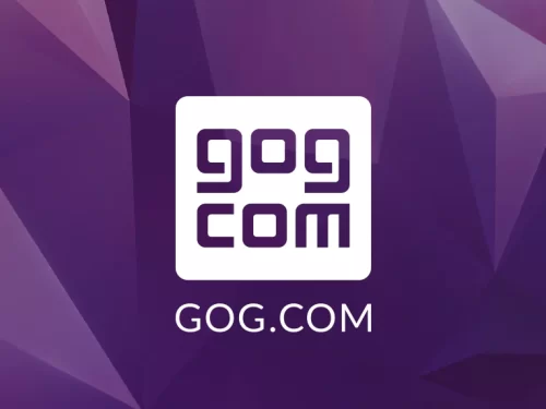 Logo da GOG representando a venda da plataforma e sua saída do controle da CD Projekt Red.