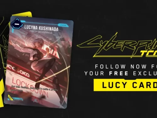 Cyberpunk TCG Lucy card