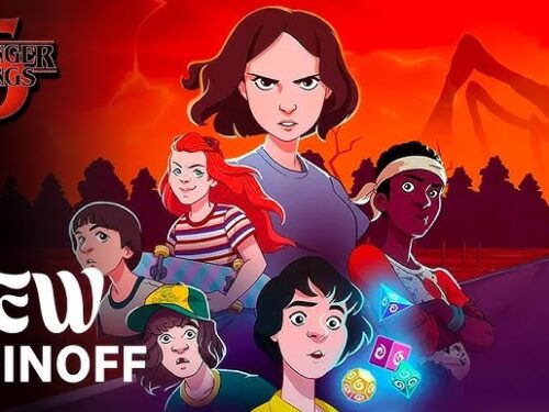 Imagem relacionada a Stranger Things representando o anúncio da animação spin-off da série.