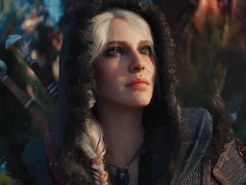 The Witcher representando a nova fase de The Witcher 4 sob nova direção criativa.