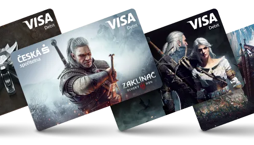 Cartões temáticos de The Witcher 3 lançados em campanha gamer de banco da República Tcheca