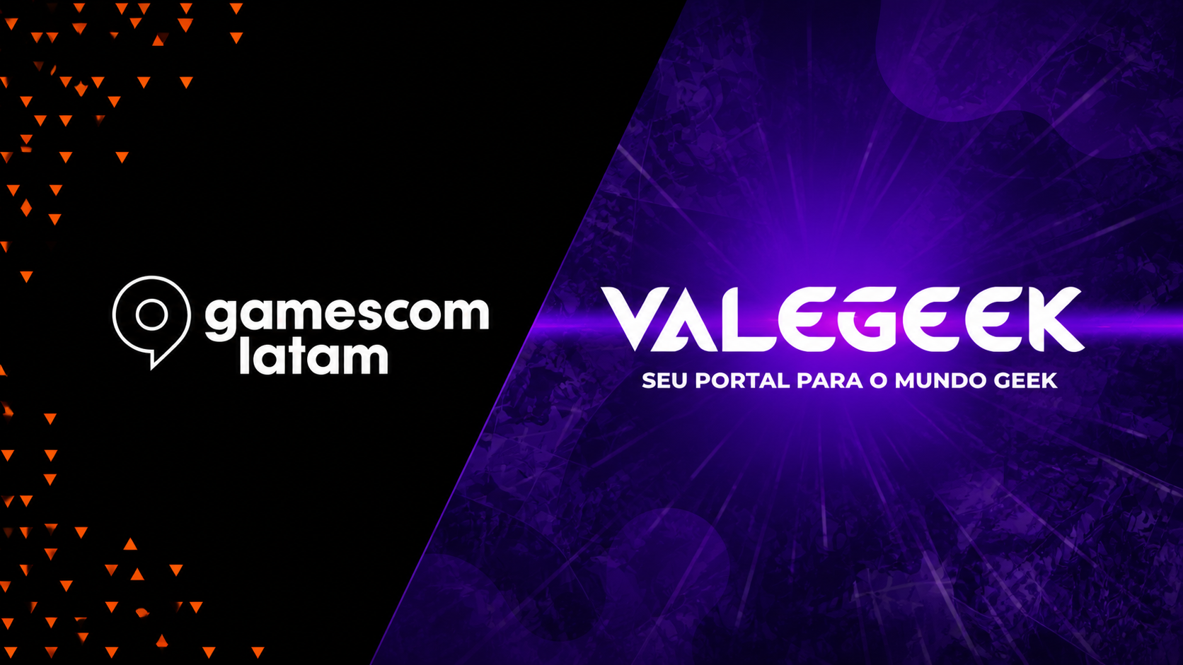 Imagem destacada da cobertura do Vale Geek na Gamescom Latam 2026, representando a participação do portal no evento gamer com foco em indústria, stands, cultura geek e principais destaques.