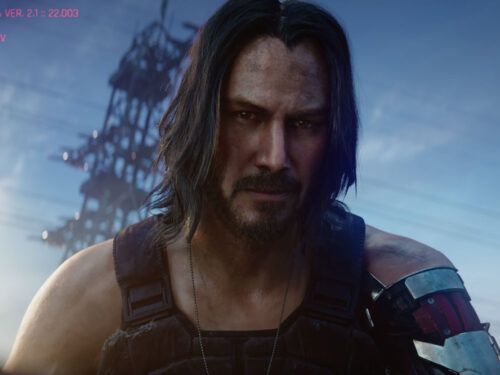 reconstruçao de Cyberpunk 2077 durante reconstrução de Night City em cenário futurista