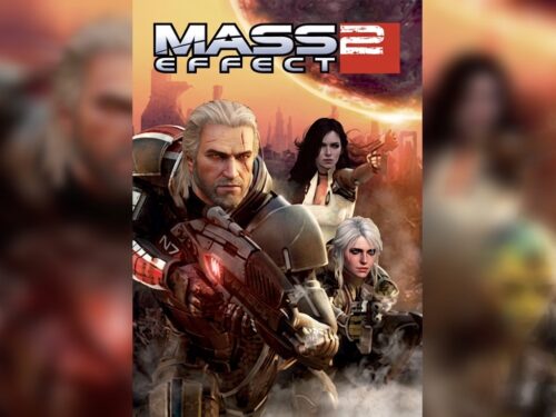 The Witcher 3 e Mass Effect 2 em montagem com Geralt, Yennefer e Ciri