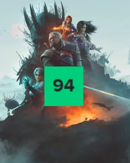 The Witcher 3 Remastered com nota 94 no Metacritic