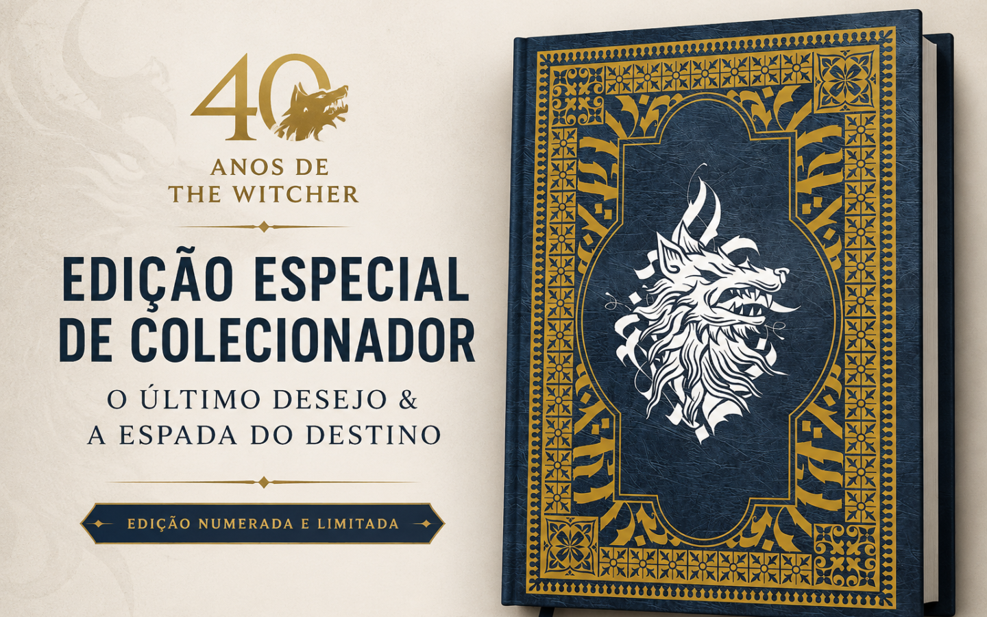 livro the witcher 40 anos